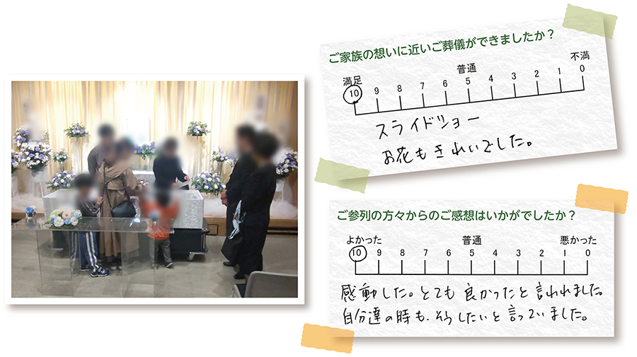 浦安市斎場 お葬式 お客様の声